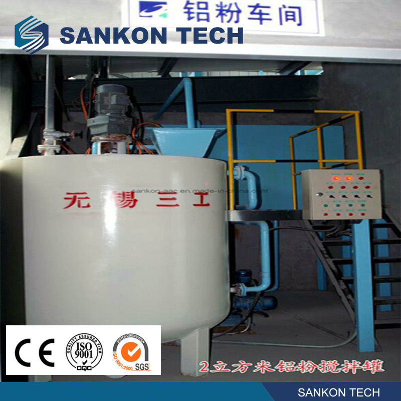 ISO9001 100m3 Aluminum Powder Mixing Machine Automatic Concrete AAC Block/Brick Making Machine for Construction Material